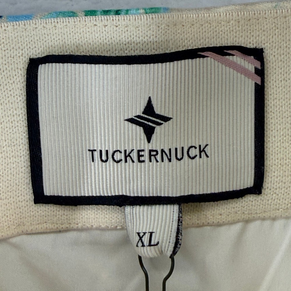 Tuckernuck Blue Hydrangea Floral A-Line Midi Skirt Cream Green High Waist NEW - Picture 2 of 12
